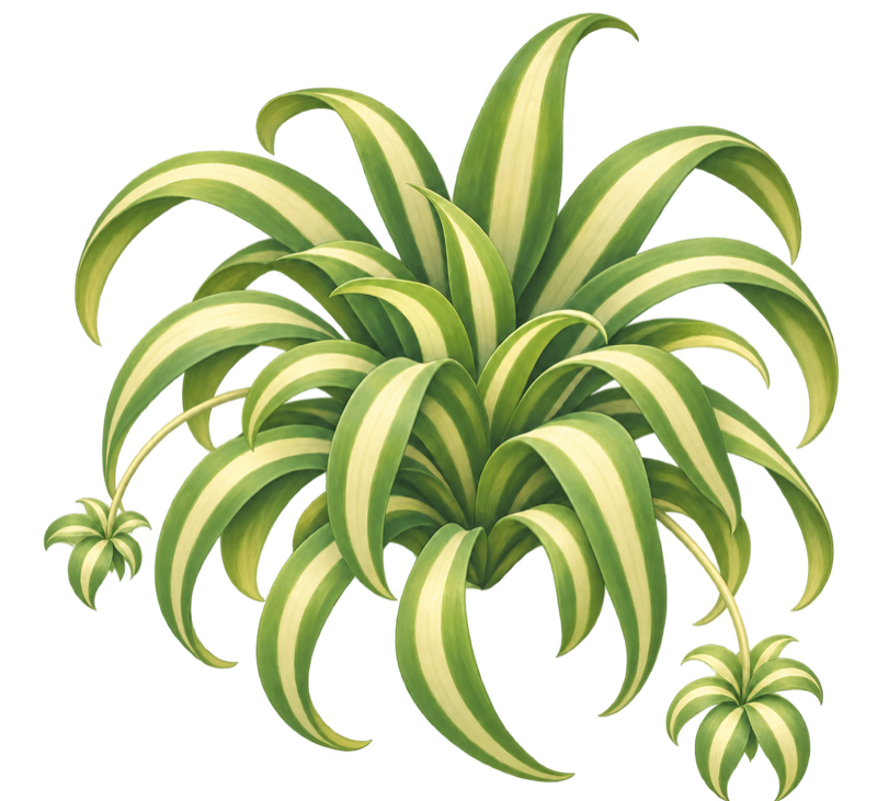 Gardenfolk spider plant resident